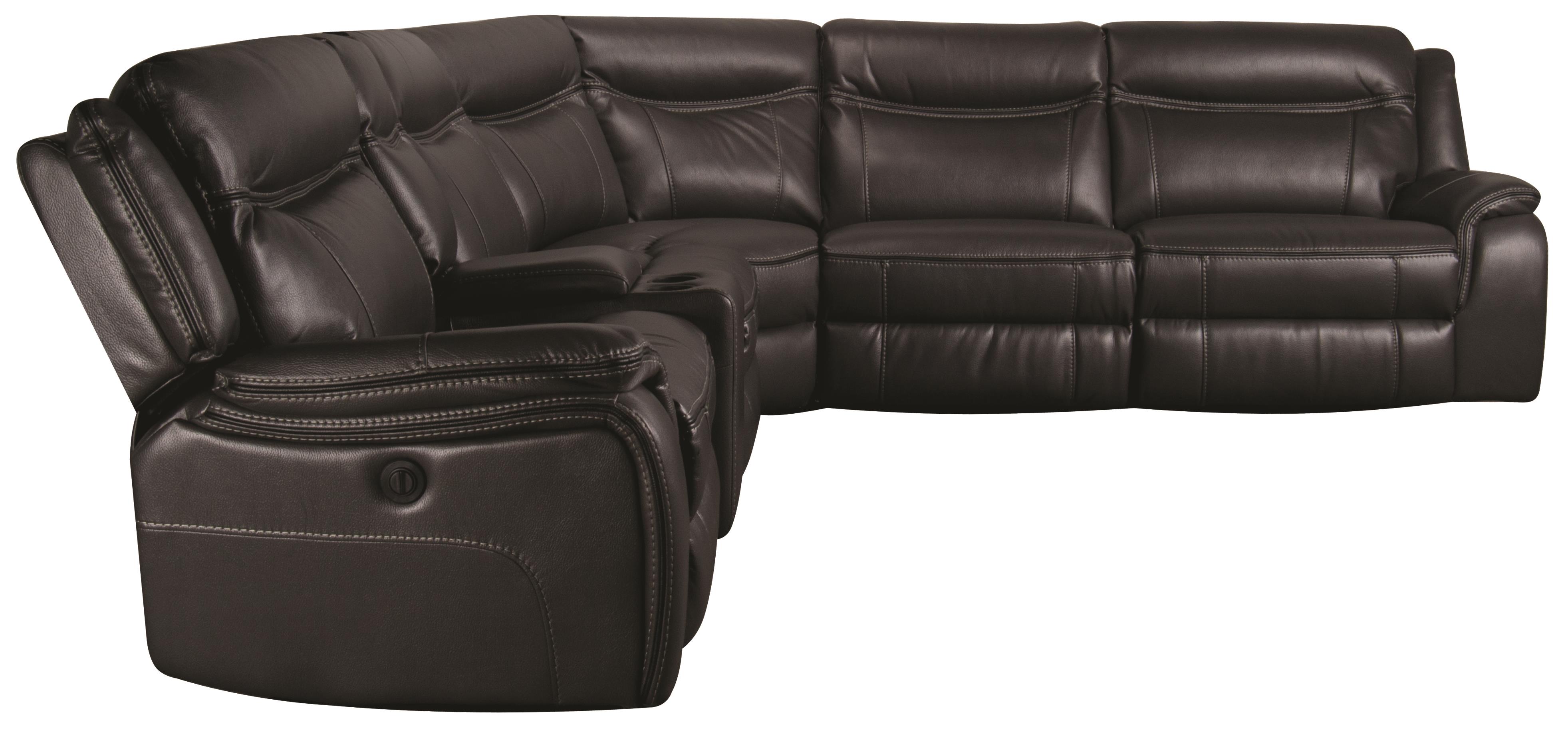 Curtis 6Piece Power Sectional Morris Home Reclining Sectional Sofas